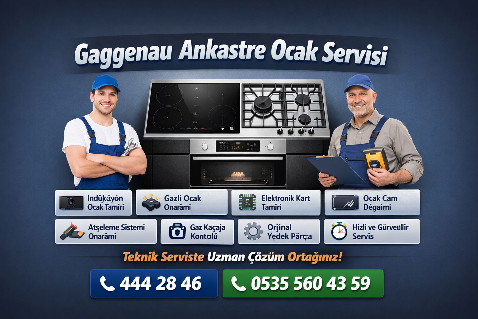 Gaggenau Ankastre Ocak Servisi